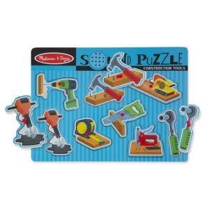 Puzzle sonore outils en bois