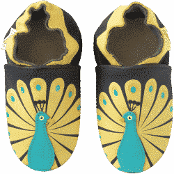 Chaussons cuir souple (taille 22)