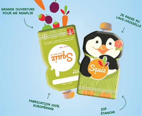 Gourdes réutilisables Pack de 7 – Image 2