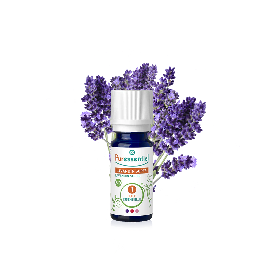 PURESSENTEL HUILE ESSENTIELLE LAVANDIN SUPER BIO 10ML