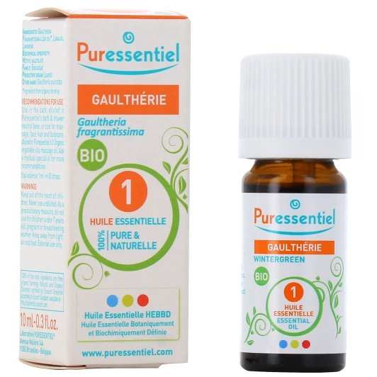 PURESSENTIEL Huile Essentielle Gaultherie Bio 10ml