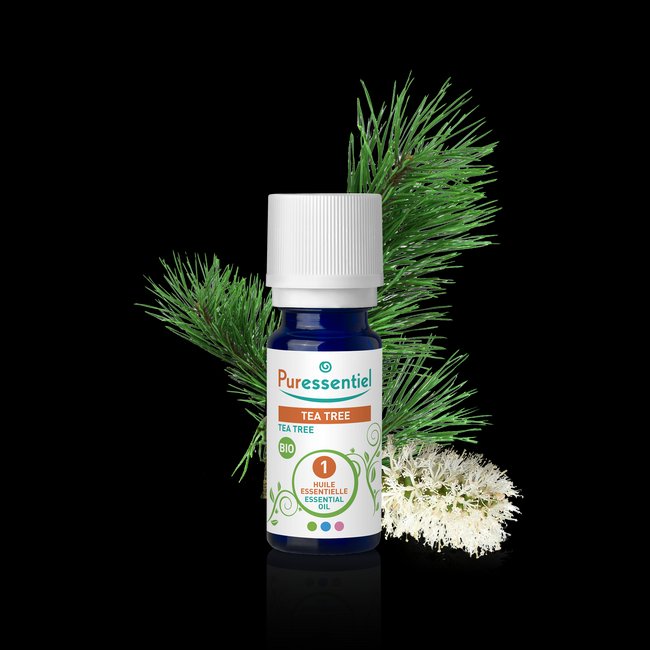 PURESSENTIEL Tea Tree Bio Huile Essentielle 100% Pure et Naturelle 10ml