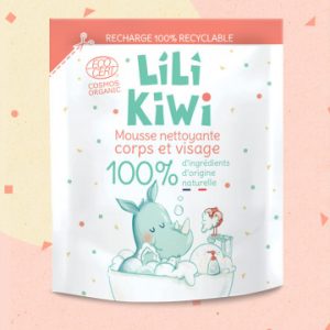 RECHARGE MOUSSE VISAGE ET CORPS 100% D’ORIGINE NATURELLE Lilikiwi