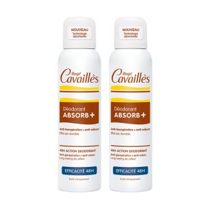 ROGE Cavailles Déodorant Absorb+ Lot de 2×150 ml