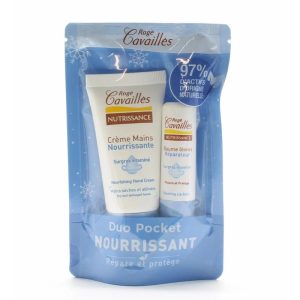 ROGE Cavailles Duo Pocket Nourrissant |Baume A lèvres de 5.5ml Et Creme Main 30ml