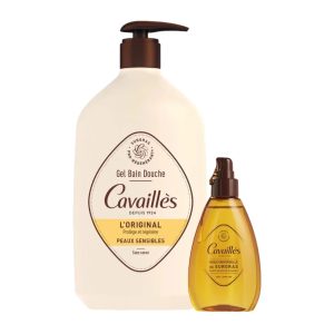 ROGE CAVAILLES Gel Bain Douche L&rsquo;Original 1L+ Huile Universelle 50ml