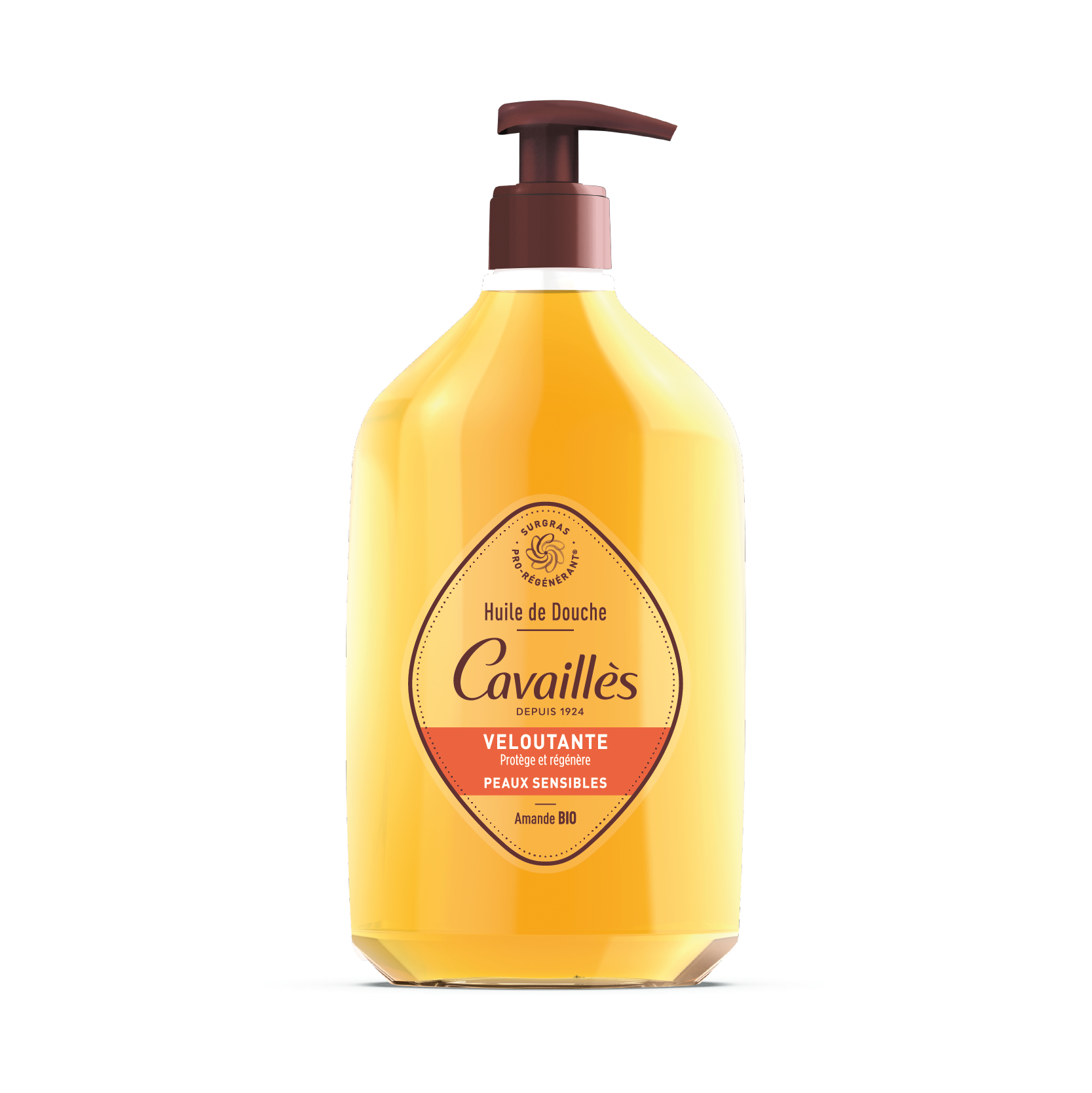 ROGE CAVAILLES Huile De Bain Douche Veloutante Amande Bio 750ml