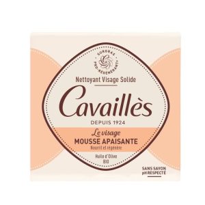 ROGE CAVAILLES Savon Pain  Nettoyant Visage Mousse Apaisante 70g