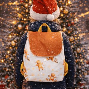 Sac à dos enfant imperméable pain d’épice