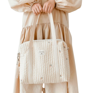 Sac avec bandoulières pour accessoires de bain bébé