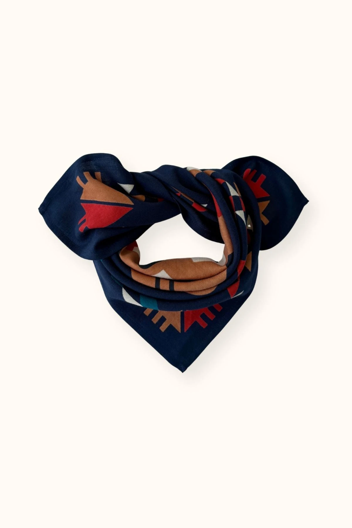 Small Foulard Manika “Rajah” – Navy