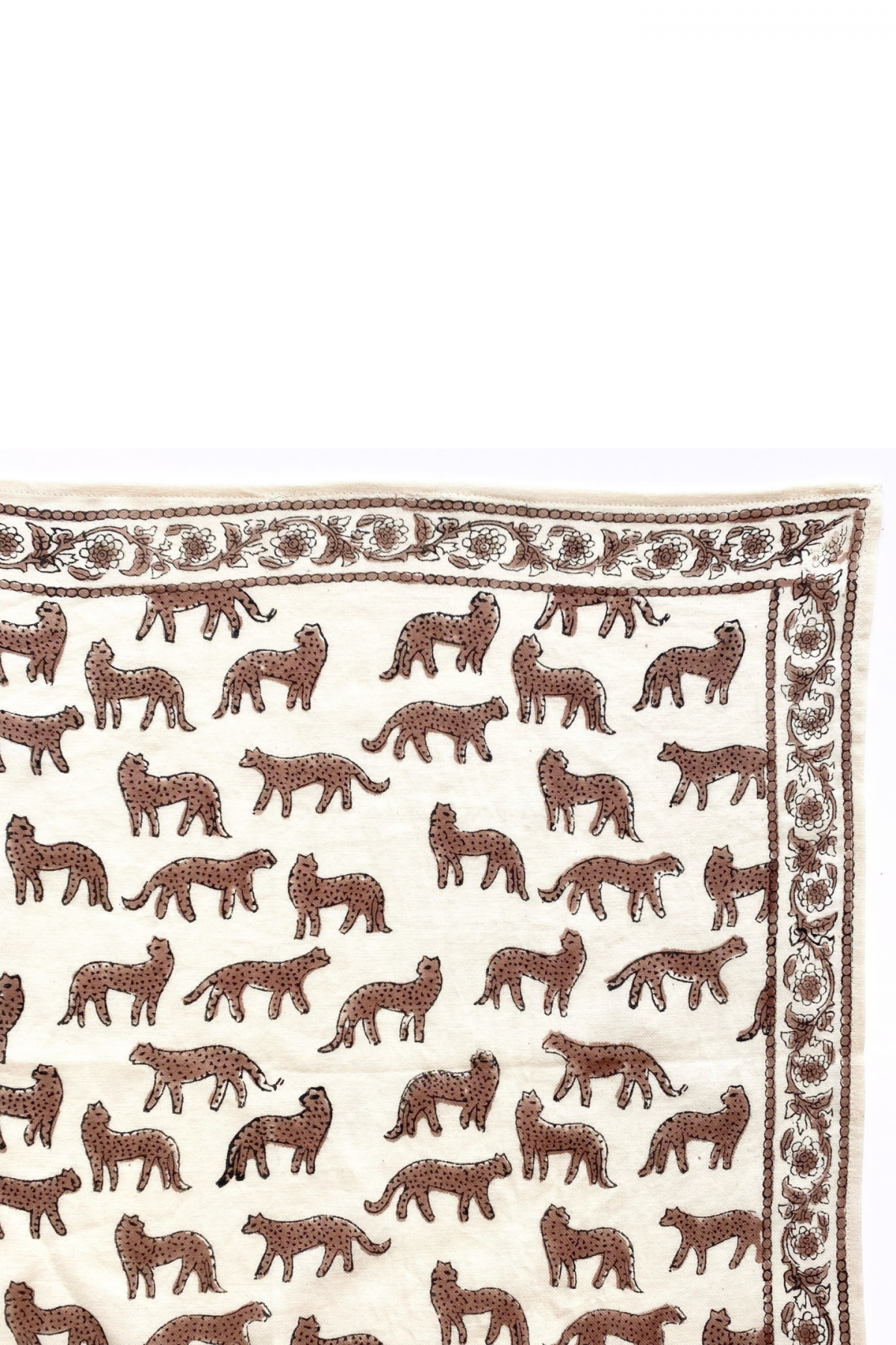 Small Foulard Manika “Bengale” – Latte – Image 6