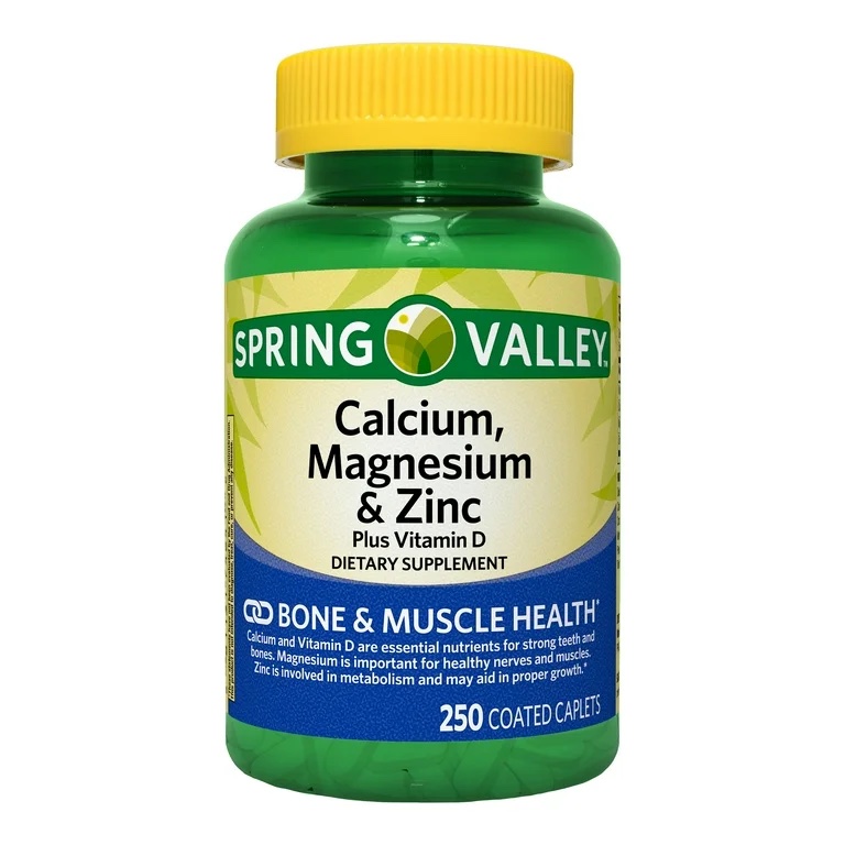 SPRING VALLEY Calcium Magnesium Et Zinc 250 Comprimés