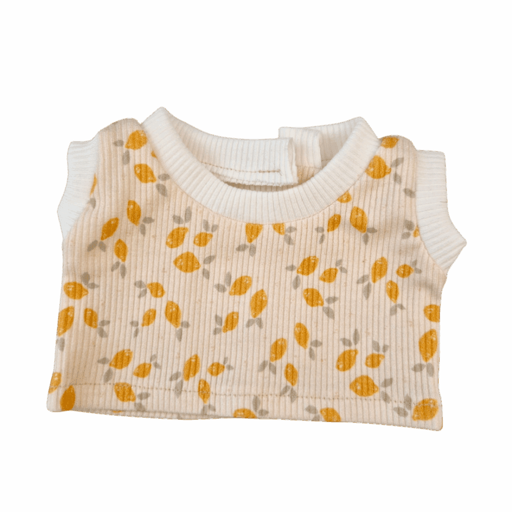 SUZANNE tee-shirt garçon citron Maman poule & Papa coq