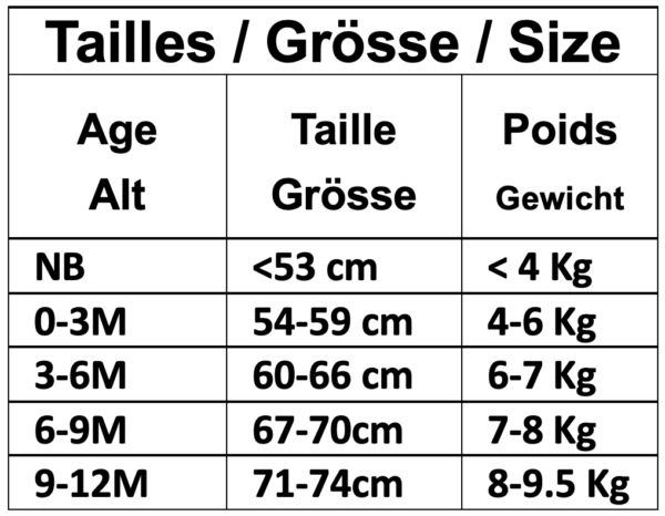 Pyjama Magnetic Baby Licornes colorées – Image 3