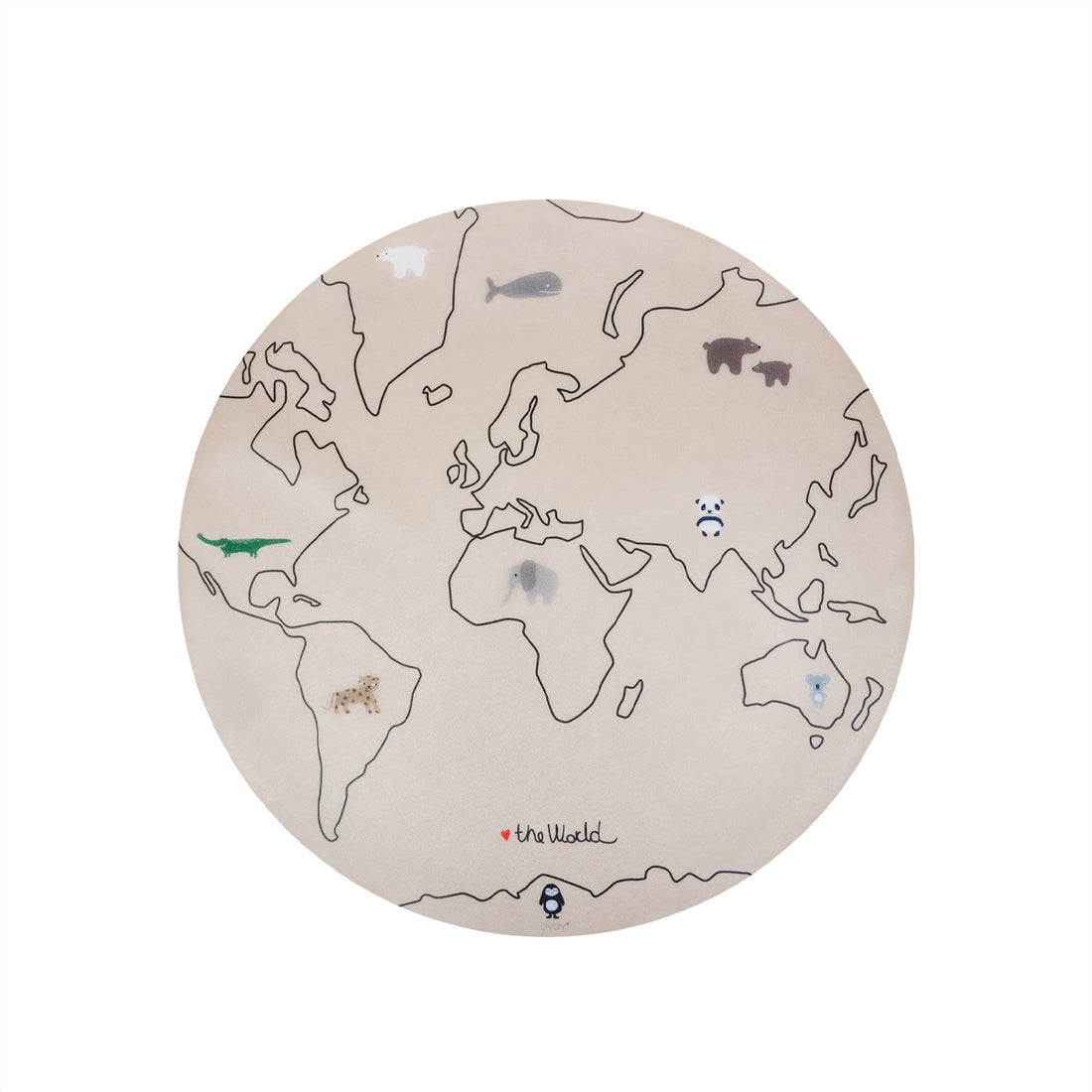 Tapis de chaise le monde – OYOY