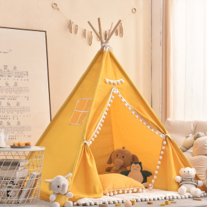 Tente tipi pour enfants Jaune