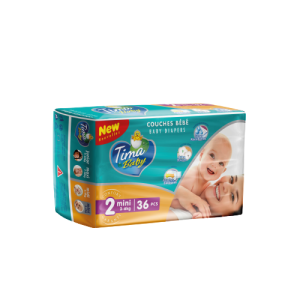 TIMA BABY COUCHE N¯2 BOITE DE 36