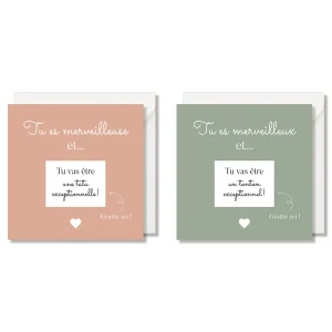 Annonce carte à gratter tonton/tata