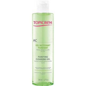 TOPICREM Ac Gel Nettoyant Purifiant Visage 200 ml