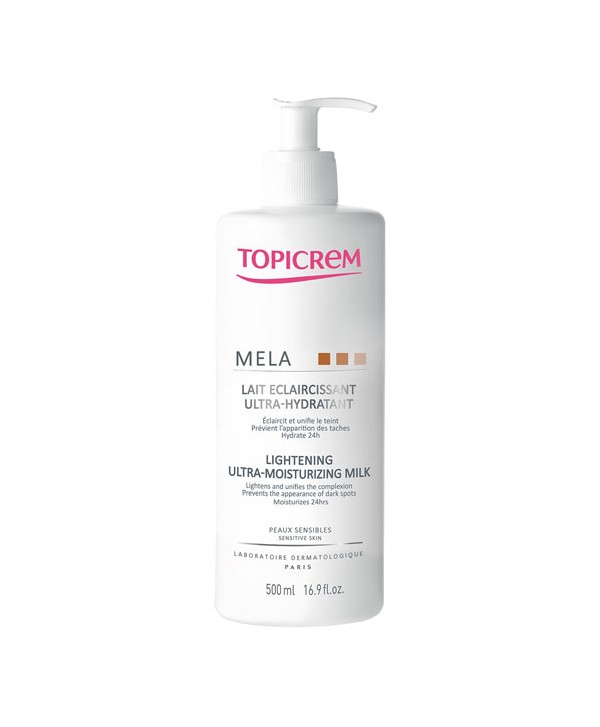 TOPICREM Mela Lait Unifiant Ultra-Hydratant 500 ml