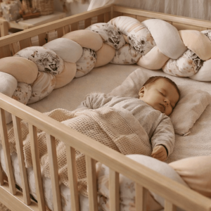 Tour de lit tressé 3 brins Savane bohème