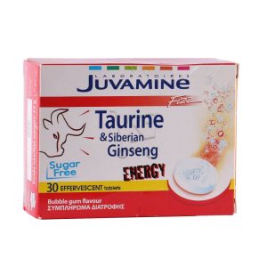 JUVAMINE FIZZ TAURINE GINSENG SIBERIAN 30 COMPRIMÉS EFFERVESCENTS