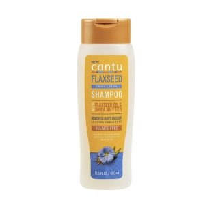 CANTU FLAXSEED OIL AND SHEA BUTTER SHAMPOING 400ML