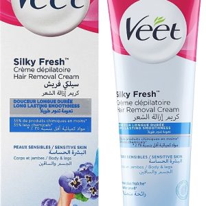 VEET Silky Fresh Crème Depilatoire Peaux Sensibles 100g