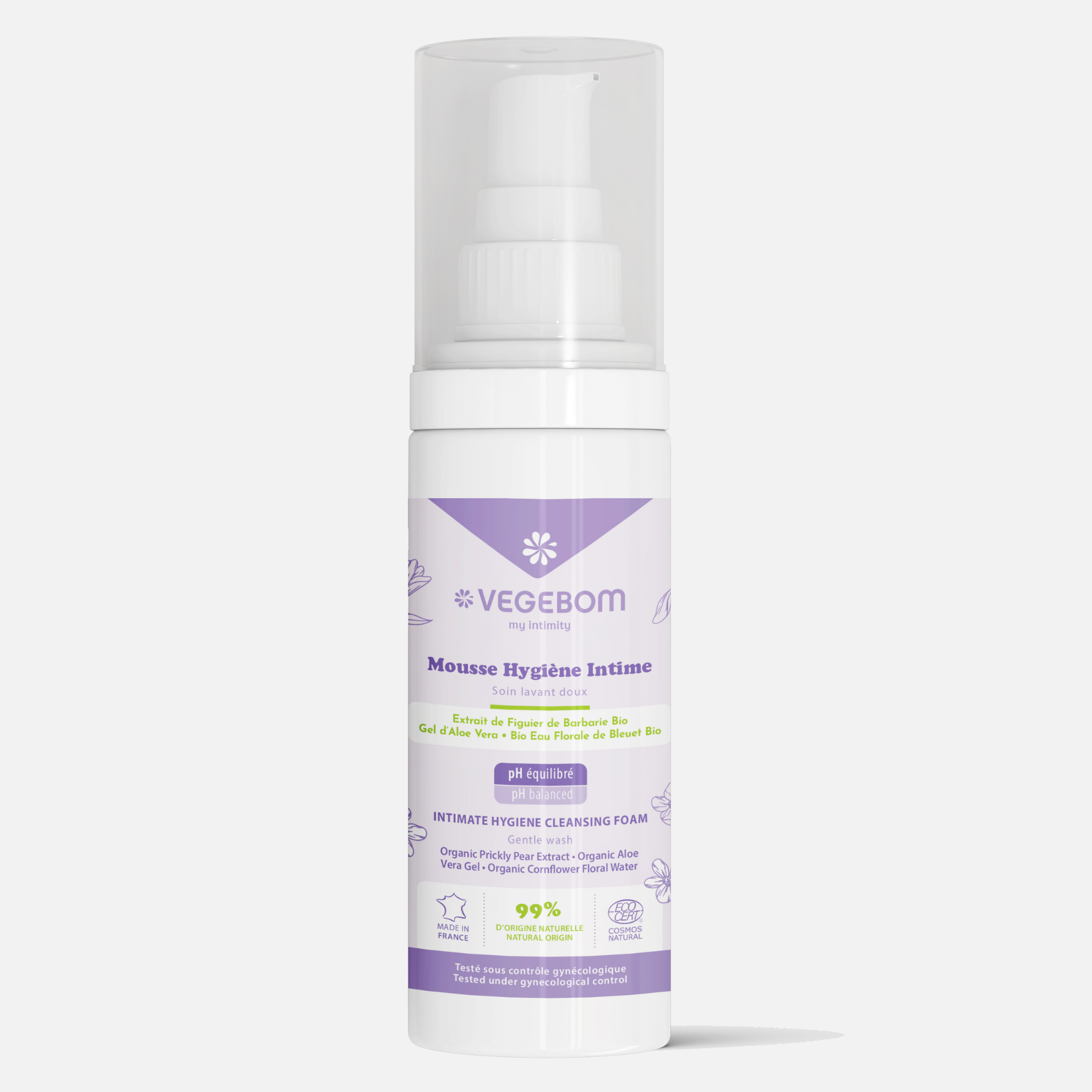 VEGEBOM Mousse Hygiène Intime 150ml